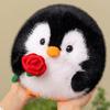 Soothing Penguins Plush Dolls Animal Large Penguins Toy Furry Stuffed Toy Cuddle Toy for Birthday Christmas Gifts