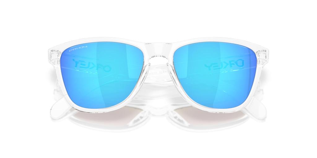 Oakley Sunglasses Frame Color Polished Lens Prizm 53mm Men's 0OO9508, (Front) Clear, Color SAPPHIRE,