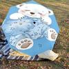 1PC Polar bear Umbrella-8-Rib Reinforced, Automatic Open, Lightweight & Durable, Fashion Accessory for Outdoor, H0375
