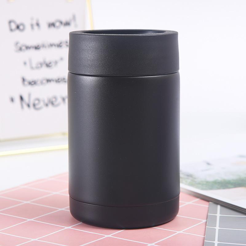 

12 oz Stainless Steel Beer Bottle Can Cooler Double Layer Insulated Keep Beer Cola Drink Beverage Cold Keeper with Bottle Opener