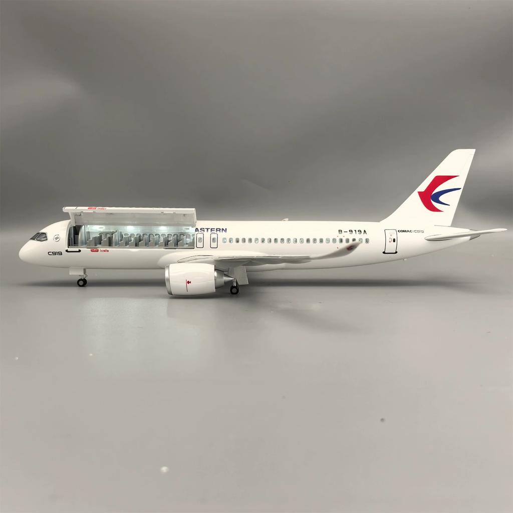 Airplane Scale 47CM 1/82 Model China Eastern Airlines C919 Airway Resin Plane Model Aircraft Collected Gift By Aviation Decorati