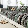 Sofa Cushion Striped Sofa Towels One-Piece Dust Cover Anti Slip Wrinkle-Resistant Healthy And Environmentally Friendly Reusable