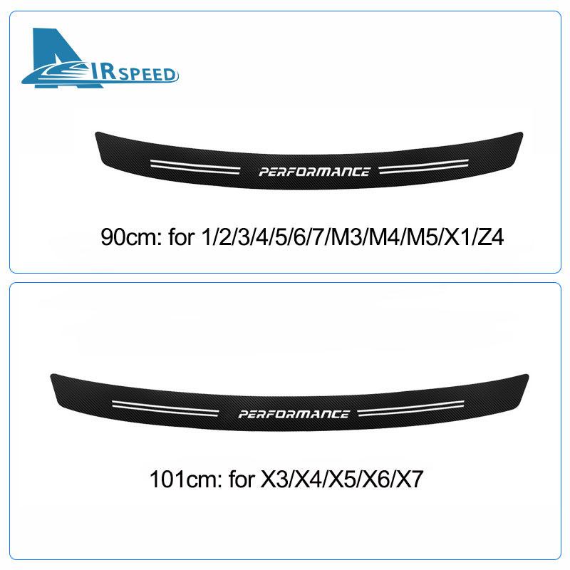 Αυτοκόλλητα πίσω πορτμπαγκάζ αυτοκινήτου από ανθρακονήματα M Performance για BMW 1 3 5 7 Series E46 E90 F20 F30 F10 G20 E60 X3 X4 X5 X1 X6