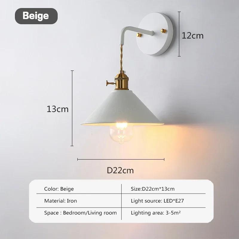 

Ретро настенный светильник винтажный домашний декор настенный светильник для гостиной спальни балкона прихожей бара красочный промышленный светильник Without Blub белый