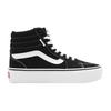 Womens/Ladies Filmore Canvas Platform High Top Trainers