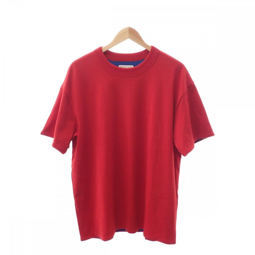 Bottega Veneta 661788_V16E0 S Short Sleeve T-shirt Red/blue Cotton Mens
