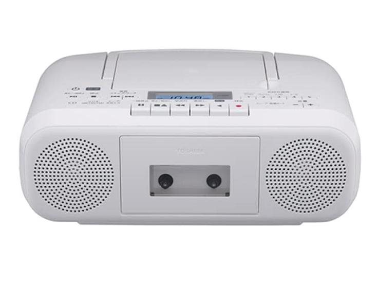 Toshiba TY-CDS8(W) CD Radio Cassette Recorder (White)