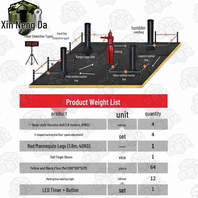 Xinnengda Rebound Punching Bag & Combat Training System
