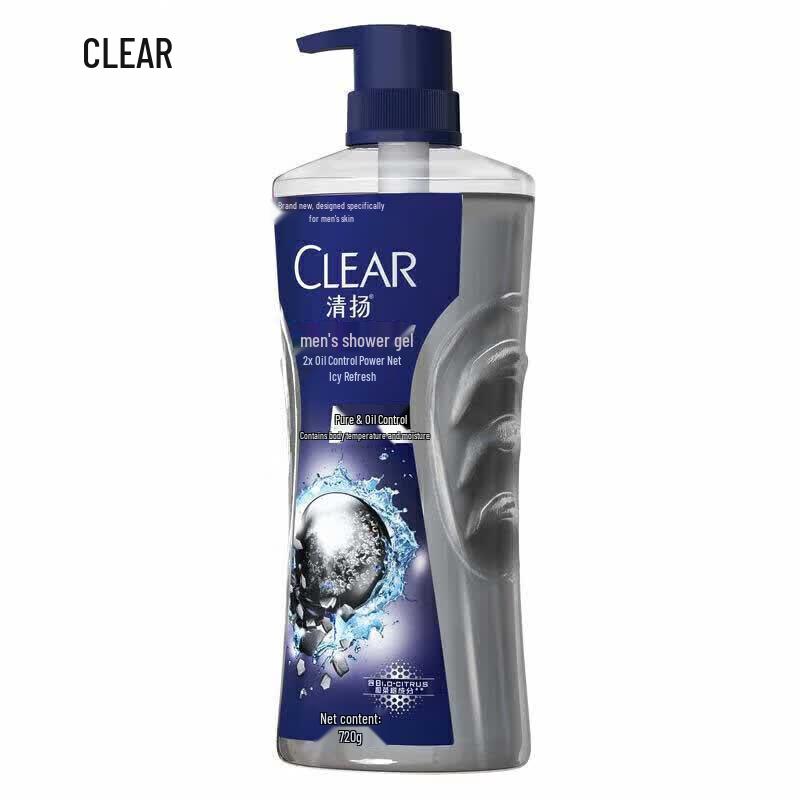 Clear Men Balancing Oil Control Deep Purifying Shower Gel