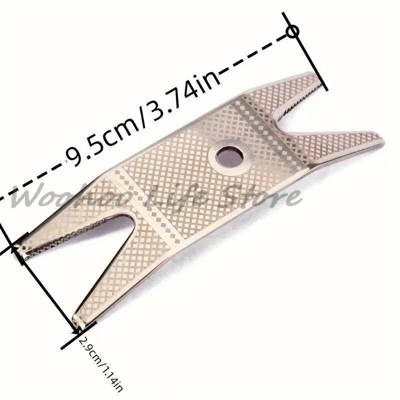 

Multifunction Tool Wrench - Stainless Steel Guitar String Winder, Switch/Pot Knob Puller, and Screwdriver Fork