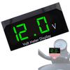 Auto Meter Voltmeter, Digital Voltmeter Gauge for Car | Digital Display Voltmeter Head Bracket