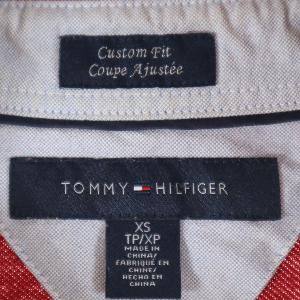 TOMMY HILFIGER Short sleeve Custom fit Polo shirt XS Red Men's Used
