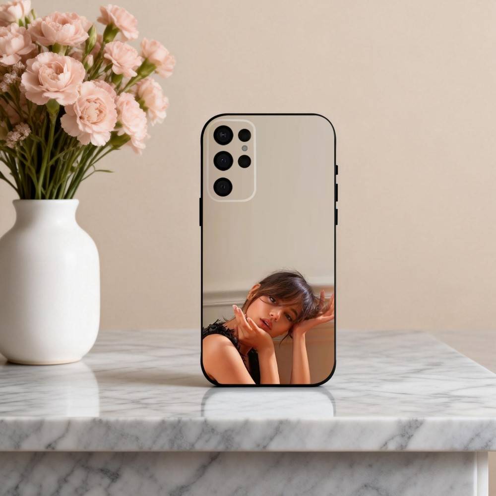 Spunky J-Jenna O-Ortega Actress Phone Case For Samsung S25,S24,S21,S22,S23,S30,Ultra,S20,Plus,Others Soft Black Cover