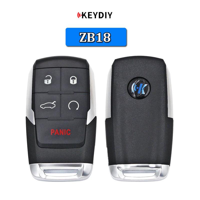 

KEYDIY ZB18 Universal Smart Key 5 Buttons KD Remote Key Replacement Accessories for KD-X2 KD900 Mini Fit More Than 2000 Models ZB18