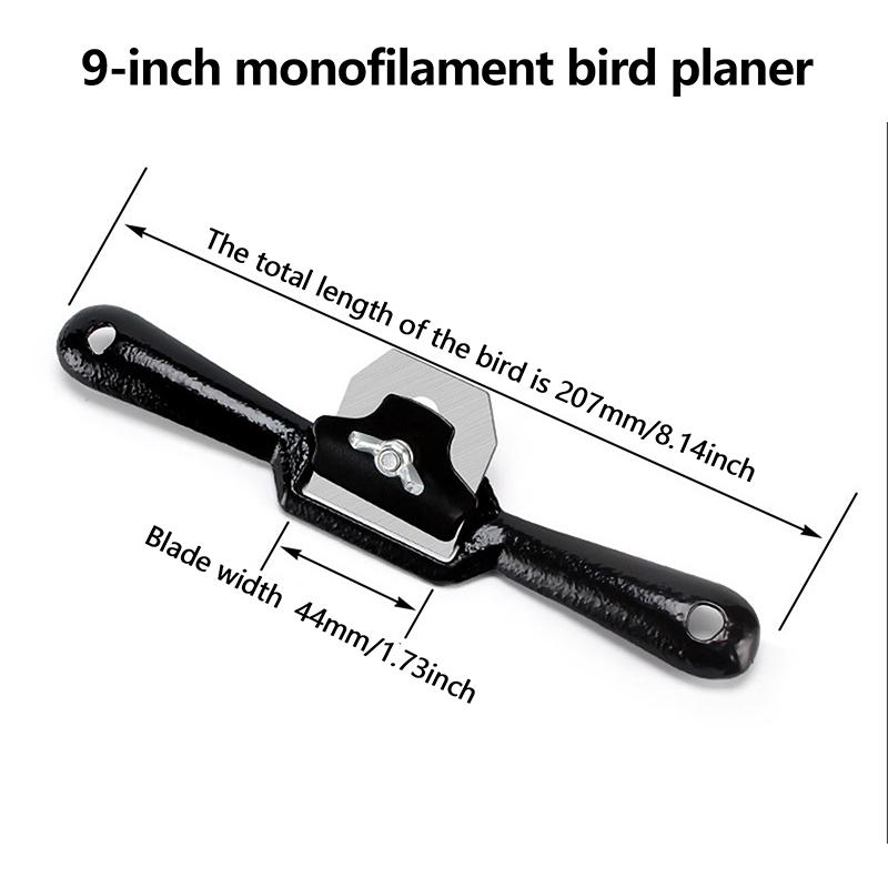 Pialla per legno da 10 pollici Pialla curva per lavorazione del legno Pialla scanalata Utensili per la lavorazione del legno Mini pialla