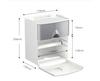 Toilet tissue box waterproof punch-free toilet paper toilet paper rack toilet wall-mounted paper box paper roll