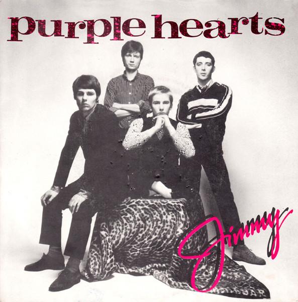 

7inch Record PURPLE HEARTS - Jimmy FICS9 Fiction Records 1980 UK Rock Used