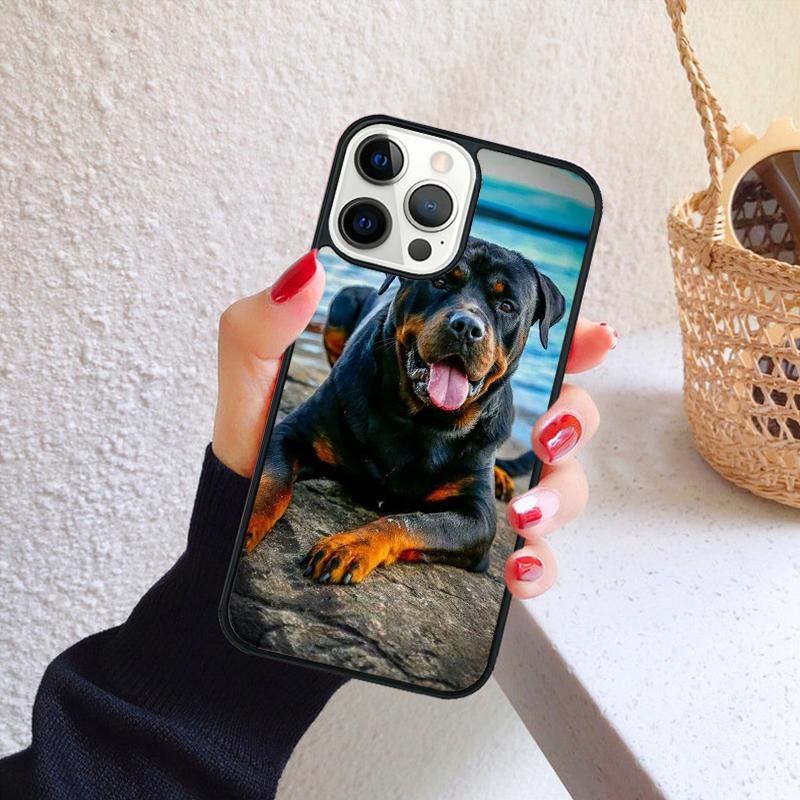 Rottweiler Beautiful Big Dog Phone Case for iPhone 17 Air 16 Coque 15 14 12 13 PLUS 11 PRO MAX Back Cover Fundas Shell