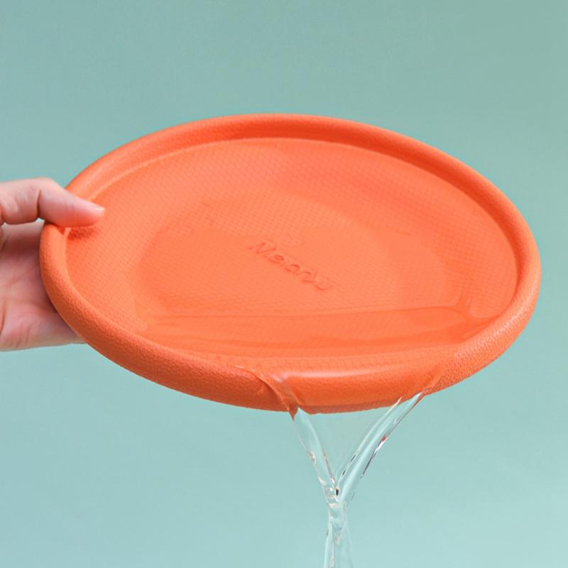 Dog Flying Discs Soft Non-Slip Dog Flying Disc Silicone Game Flying Discs Anti-Chew Dog Toy Puppy Training Interactive Funny Toy