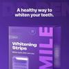 1-3x Purple Whitening Teeth Strips for Daily Use Gentle Formula Enamel Protection and Stain Removal