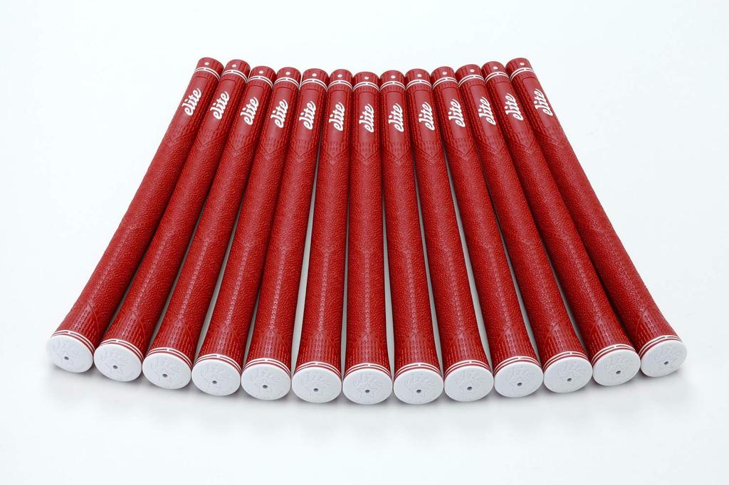 elitegrips Golf Grips CX46 set Classic Red with back line 13-piece