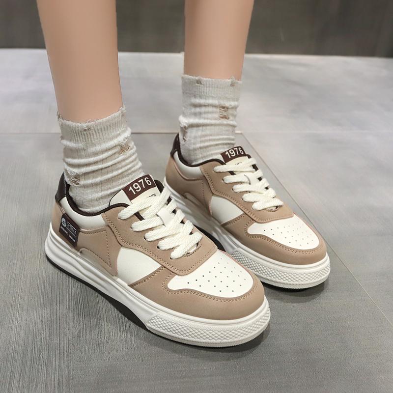 

Мода 2024 Осень Женская Новая Мода Шнуровка Повседневная Дышащая Противоскользящая Универсальная Спортивная Обувь 40 хаки