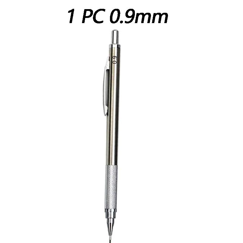 1/2/3 PCS Metal Drawing Pencils 0.3 0.5 0.7 mm HB Art Sketch Writing Mechanical Pencil Leads School Office Supplies Stationery
