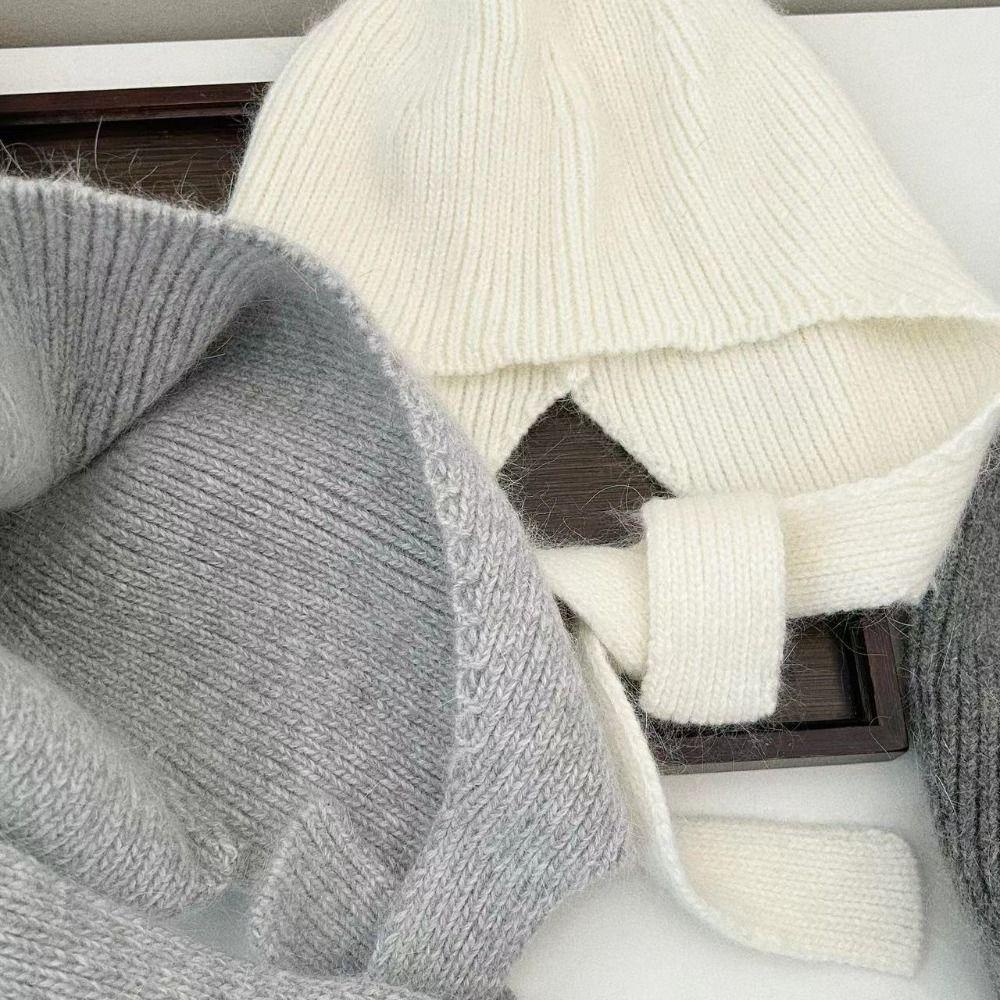 Ear Flaps Knitted Hat Keep Warm Ear Protection Hat New Winter Beanie Cap for Women