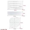 Acrylic Irregular 90° Sewing and Patchwork Ruler for Fabric Cutting