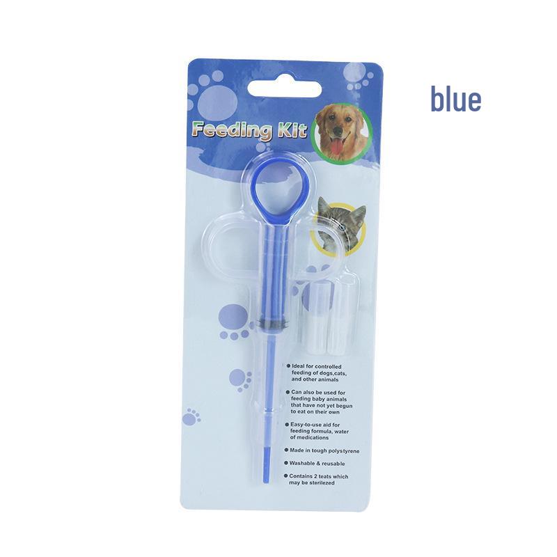 

Pet Medicine and Water Feeder Syringe for Cats and Dogs синій