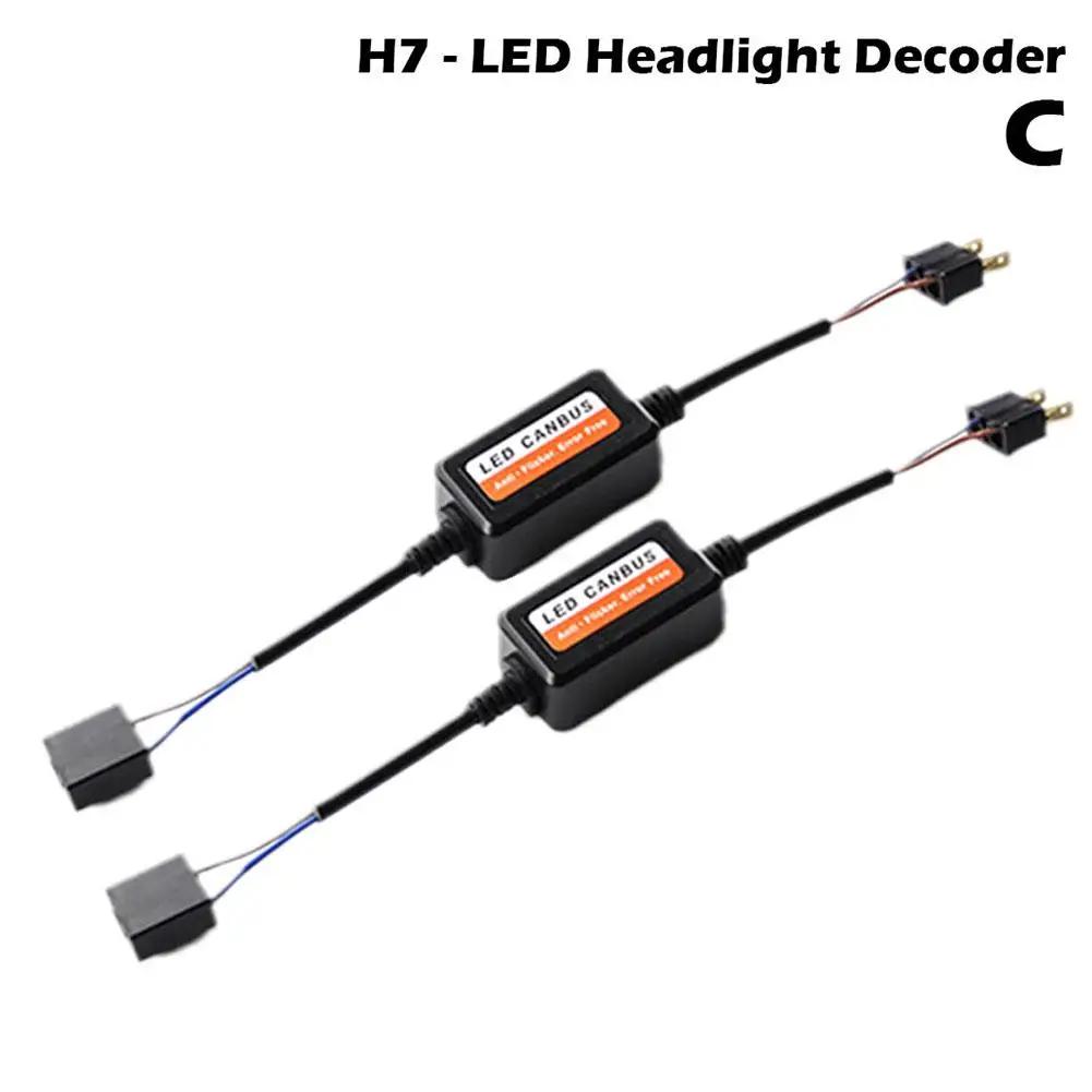 Automotive Accessories H1/h3/h4/h7/h8/h9/h11 12V Fault Eliminator LED Canbus Decoder Automotive LED Decoder Resistor Controller