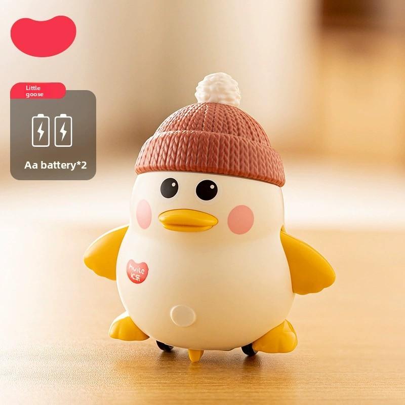 

Cute Goose Mom Goose Baby Styling Children Crawling Head Up Practice Toy For Infant Development Duck Baby