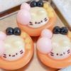 Cute Kitten Egg Tart Pinch and Pressure Ball - Claw Theme, Perfect Christmas/Halloween/Easter Gift