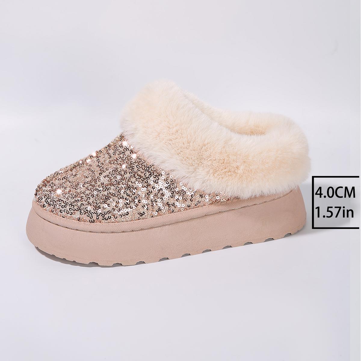 

мода зимние женские короткие плюшевые теплые зимние сапоги повседневная обувь новые ботильоны на плоской подошве женская обувь на платформе сапоги 44