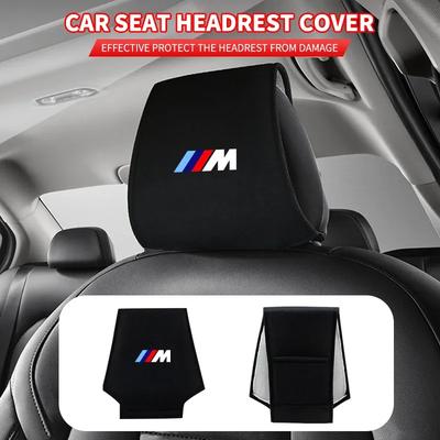 Autositzkissenbezug Auto-Kopfstützen-Schutzschale für BMW M F10 F07 E90 E60 F30 E89 E85 E91 E92 X1 X3 X4 X5 X6 1 3 5 7 Serie