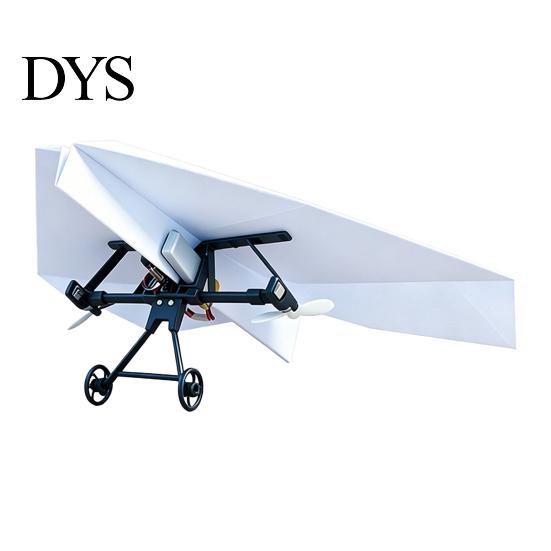 Outdoor Flying Plane Toy Remote Control Paper Airplane Kit, with 16/32 Colorful Paper, DIY Electric RC Gyro Stabilizer, Glider Aircraft Assembly