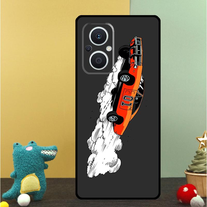 

The General Lee Dukes Of Hazzard Case For OPPO Reno 15 Pro 15F 10 11 12 13 13F 14 14F 8 7 Lite 8T OPPO Find X9 X8 X6 Pro Cover OPPO Reno13