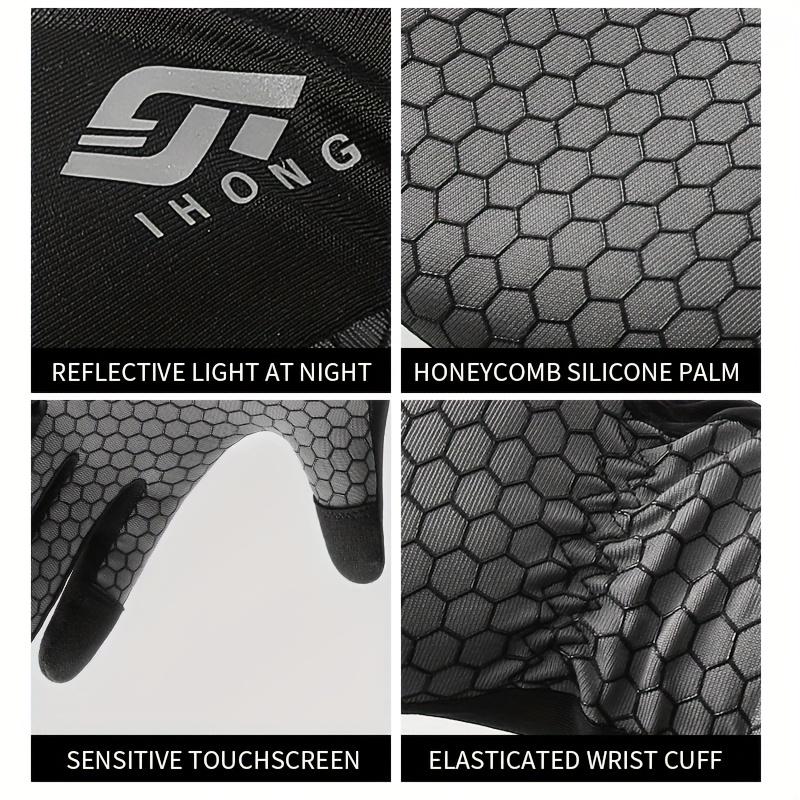 Ice Silk Gloves Breathable Anti-UV Cycling Fishing Hiking Gloves Men Women Sunshade Non-Slip Outdoor Sport Touchscreen Gloves