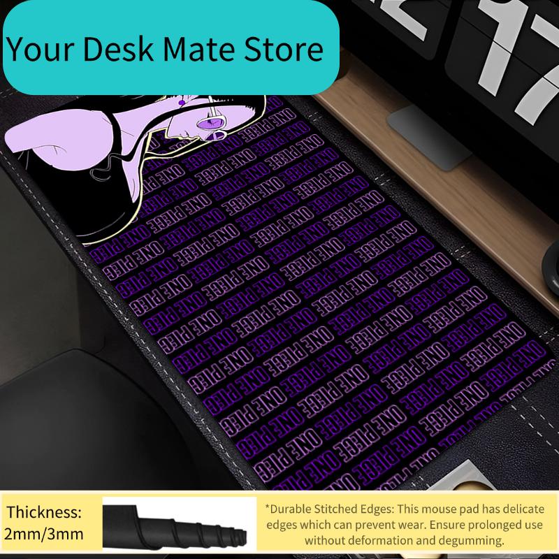 Anime Gaming Speed Mouse Pad one piece Robin Gamer Cabinet Mouse Mat Keyboard Rubber Mousepad HD Print Computer Desk Mat