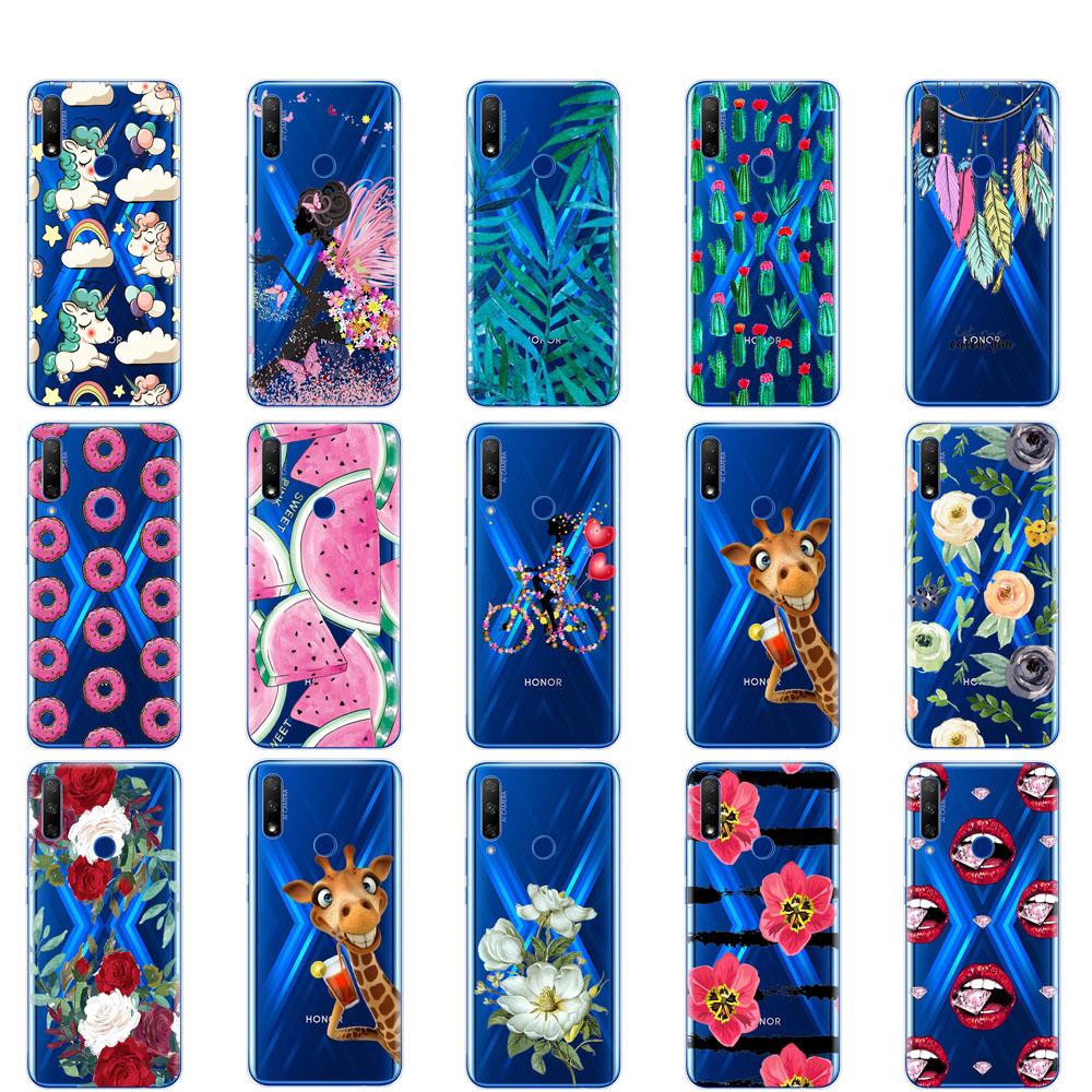 For Honor 9X Global Case Honor 9X Premium Case Silicon TPU Soft Back Cover Phone Case For Huawei Honor 9X Premium STK-LX1 Bumper