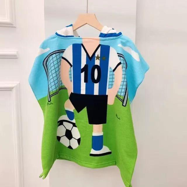 Animal Kids Quick Drying Coral Fleece Hooded Baby Bath Towel Set for Newborns Cartoon