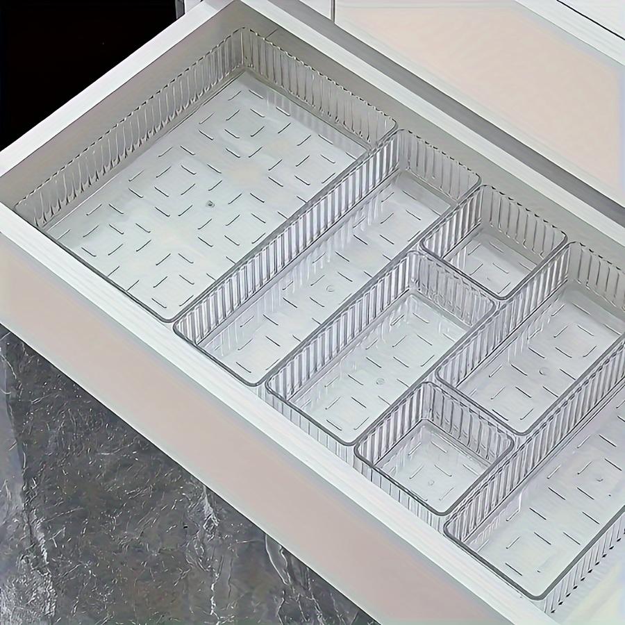 Akrylový Průhledný Multifunkční Organizér na Make-up Set Stolní Úložné Koše Organizéry do Zásuvek Krabice s Více Možnostmi Kombinace