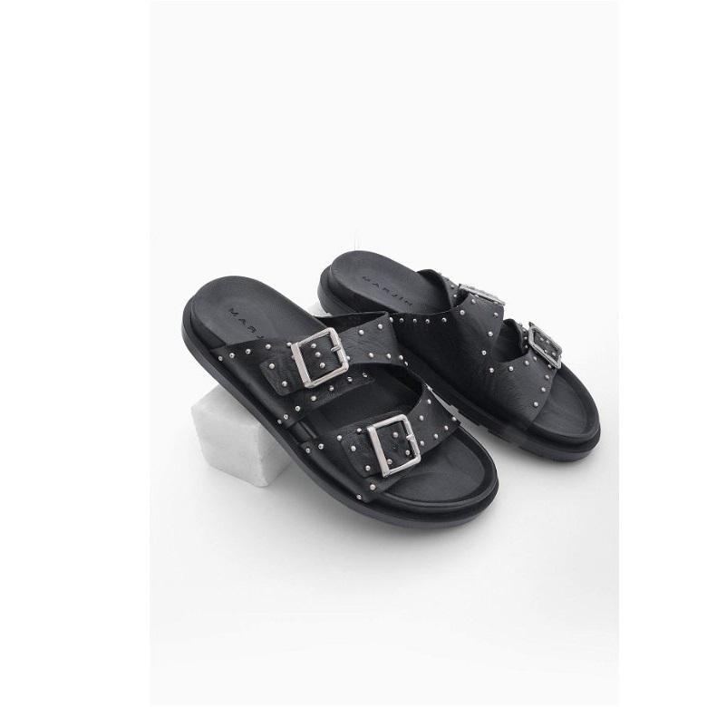 Women's Authentic Leather Daily Slippers