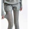 Women's Slimming Retro Diamond Jacquard Cotton Tights - Korean Style Hollow Out for Autumn/Winter