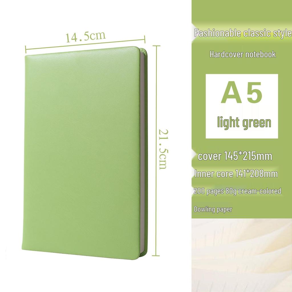 Korean Style Leather Cover Creative Diary Notebooks - Set of 5