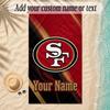 Strandtuch San Francisco 49ers Benutzerdefinierter Name Text Personalisierbares Weiches Handtuch für Strand Pool Innenbereich Wohnkultur Geschenk