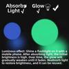 Punk Style Glow In Dark Ring Blue Pink Color Adjustable Ring New Luminous Ring  for Jewelry Gifts