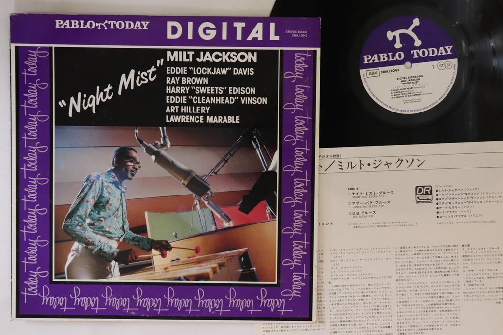 LP Record MILT JACKSON - Night Mist 28MJ3043 PABRO TODAY 1981 Japan Jazz Used
