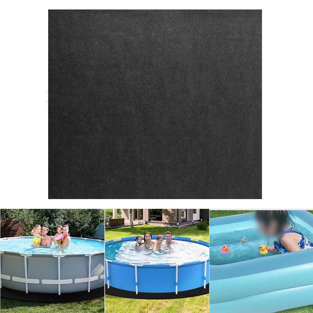 3x2 Meter Non Slip Polyester Felt Pool Liner Mat Puncture Resistant Tear Resistant Flooring for Various Swimming Pool Types