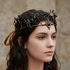 Couronne Diadème Elfique Fantaisie Headpiece de Fée Tiara d'Elfe Fee Cosplay Hallowmas